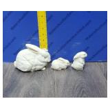 Dept 56 Porcelain Bunnies