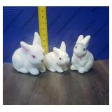 Flocked Bunny Banks
