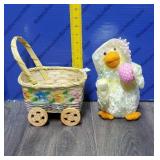 Stroller Basket  and Musical Chick