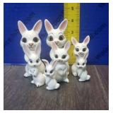 Vintage  Bunny Figurines