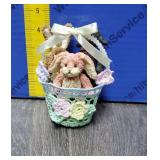 Basket of Easter Figurines