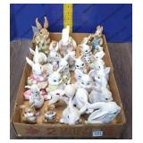Assorted Bunny Figurines