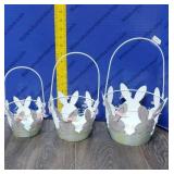 Metal Easter Egg Baskets