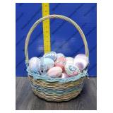 Basket with Eggs.