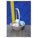 Basket with Eggs
