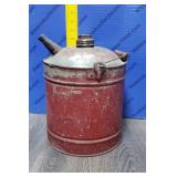 Vintage Metal Gas Can. Vintage Metal Gas Can.