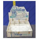 Vintage Anchor Hocking Snack Set Vintage Anchor Hocking Snack Set