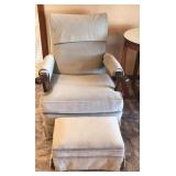 Vintage Arm Chair w/ foot stool Vintage Arm Chair w/ foot stool