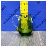 Blown Glass Cream Pitcher Blown Glass Cream Pitcher