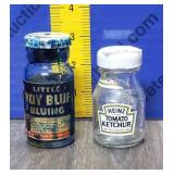 Vintage Bluing & Ketchup Bottles Vintage Bluing & Ketchup Bottles