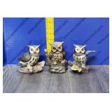 Vintage Norleans Owl Figurines Vintage Norleans Owl Figurines