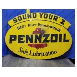 Double Sided PENNZOIL SIGN 22 x 30 Double Sided PENNZOIL SIGN 22 x 30