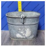 Vintage Galvanized Bucket. Vintage Galvanized Bucket.