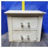 Small Wooden 2 Drawer Cabinet /hardware. Small Wooden 2 Drawer Cabinet /hardware.