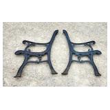 Cast Iron Porch Bench Ends ( Full Size) Cast Iron Porch Bench Ends ( Full Size)