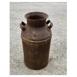 Antique Metal Milk Can Antique Metal Milk Can