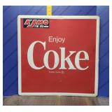 Vintage Metal Coca-Cola Sign Vintage Metal Coca-Cola Sign