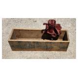 Antique small Corn Sheller w/ box Antique small Corn Sheller w/ box