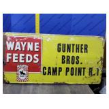 Wayne Feeds Sign. Wayne Feeds Sign.