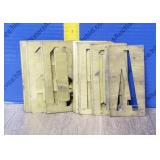 6 Inch Brass Stencils 6 Inch Brass Stencils