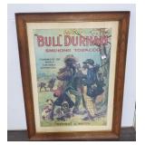 Framed 'Bull Durham' Tobacco Advertising Framed 'Bull Durham' Tobacco Advertising