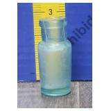 Vintage Aqua Glass Bottle Vintage Aqua Glass Bottle
