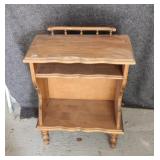 Wooden Side Table 24 x 19 x 11 Wooden Side Table 24 x 19 x 11