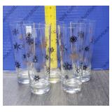 5 Vintage Drinking Glasses 5 Vintage Drinking Glasses