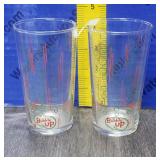 2 Bubble Up Soda Glasses 2 Bubble Up Soda Glasses