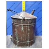 Copper 5Gal Oil or Fuel Can Copper 5Gal Oil or Fuel Can