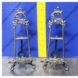 Small Brass Easels Small Brass Easels