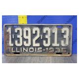 1936 Illinois License Plate 1936 Illinois License Plate
