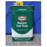 Texaco Radiator Fast Flush tin Texaco Radiator Fast Flush tin