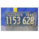 1949 Illinois License Plate 1949 Illinois License Plate