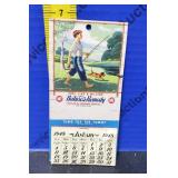 VINTAGE Natures Remedy 1948 Calender.