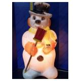 Vintage Blow Mold Snowman