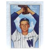 1952 Bowman Baseball Card Sid Hudson