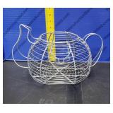 Wire Teapot Basket