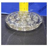 Vintage Glass Floral Frog