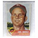 Vintage Topps Earl Harrist Baseball Card