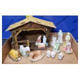 Vintage Manger Nativity