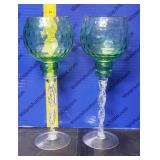 Art Glass Candle Holders
