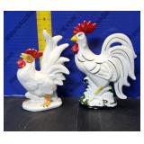 Vintage Rooster Figurines