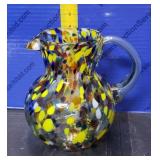 Art Glass 1/2 Gallon Pitcher