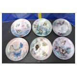 VINTAGE XERCES BUTTERFLY SERIES PLATES.