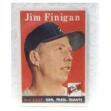 Vintage Topps Jim Finigan Baseball Card