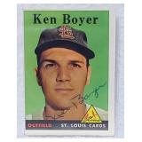Vintage Topps Ken Boyer Baseball Card