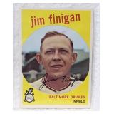 Vintage Topps Jim Finigan Baseball Card