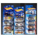 12 Hot Wheels Cars