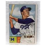 1952 Bowman Baseball Card Duke Snider